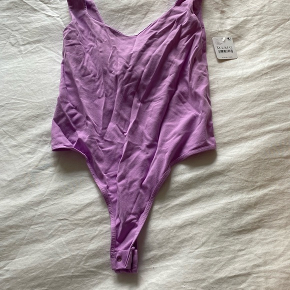Clean lines bodysuit, lilac M-L, Intimately by Free People, NWT - Picture 4 of 9